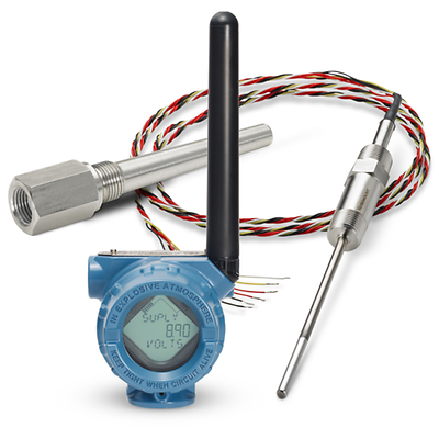 Rosemount-K-214C Sensor, 648 Transmitter and 114C Thermowell